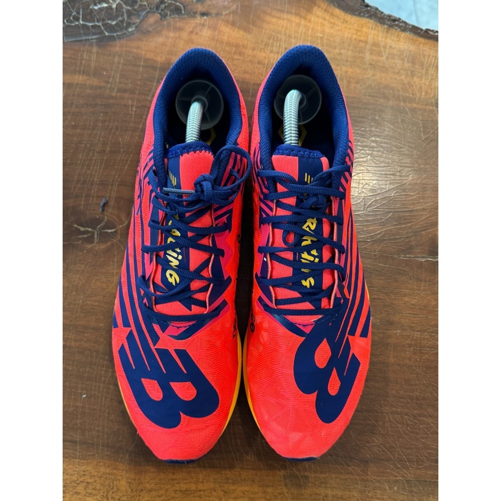 New Balance XCR Trail Running Shoes Red Navy Yellow Men's 10 Light Weight